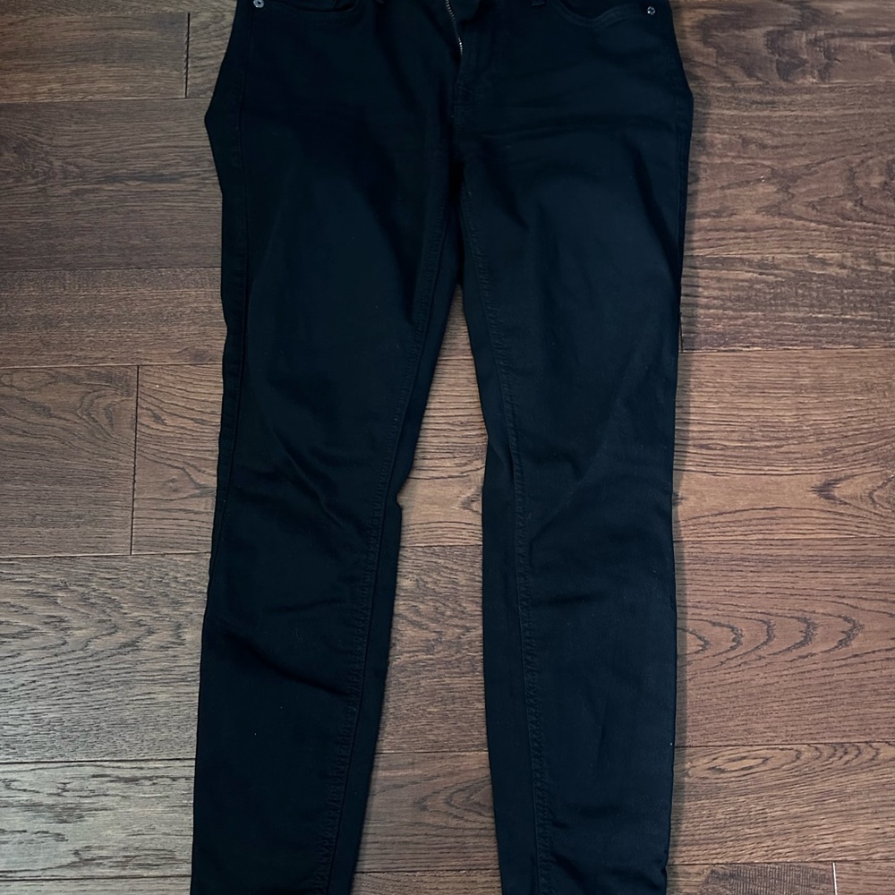7 For All Mankind Skinny Jeans in Black